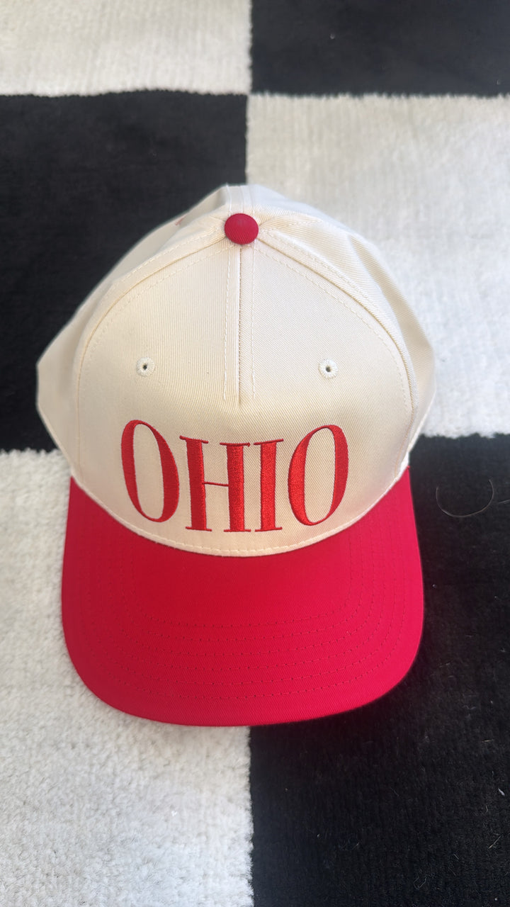 Ohio Ball Cap, Red