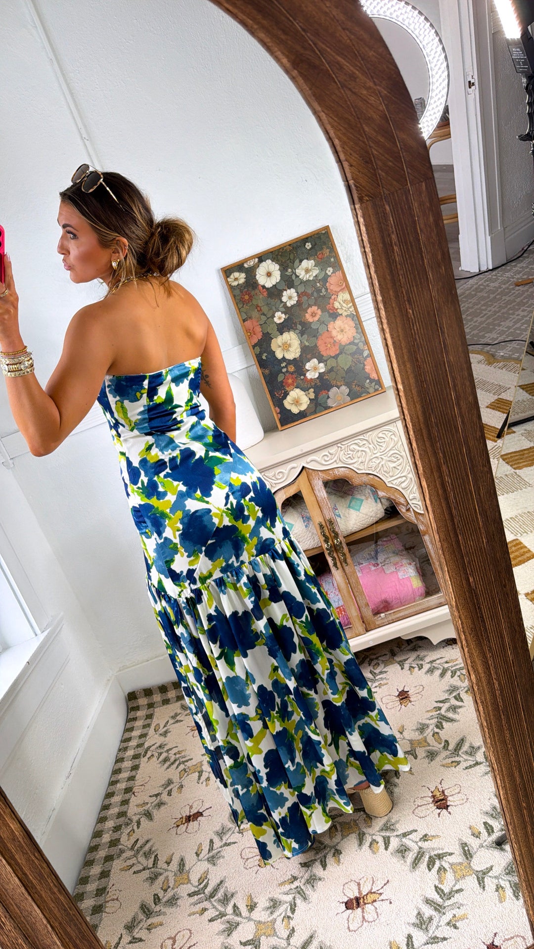 First Bloom Maxi Dress, Blue