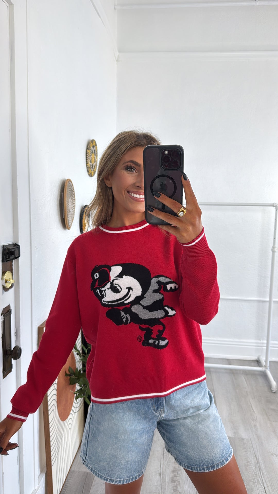 The Man Knit Sweater, Red