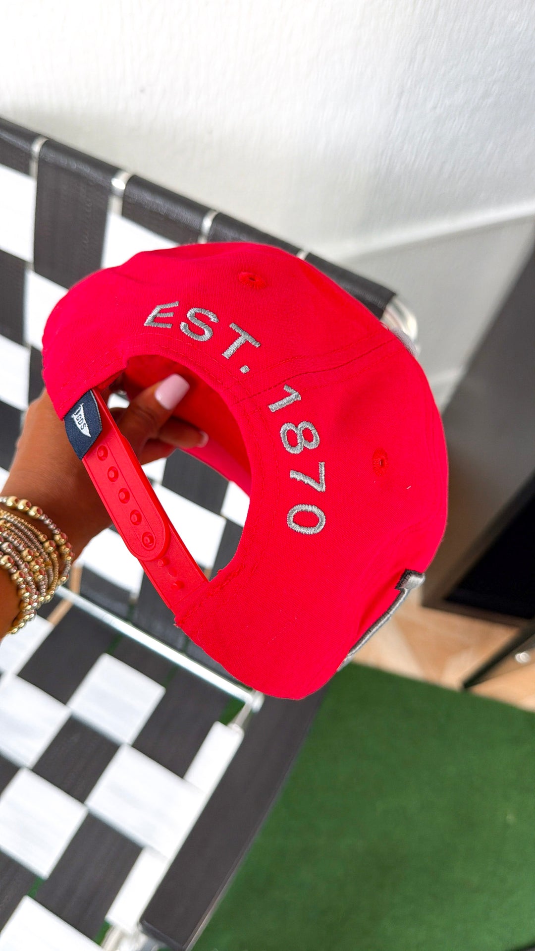 Buckeye Game Day Glory Cap, Red
