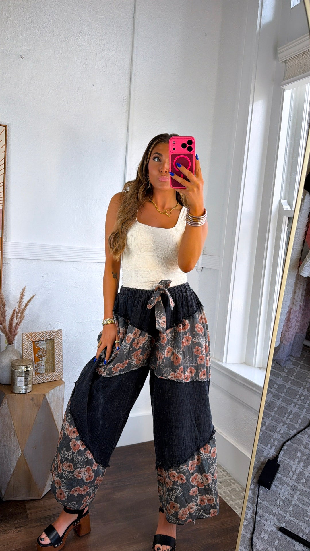 Wildflower Breeze Pant, Black