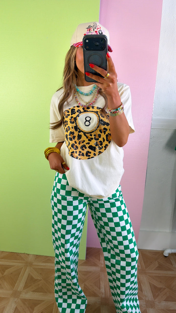 Lucky 8 Ball Graphic Tee, Ivory