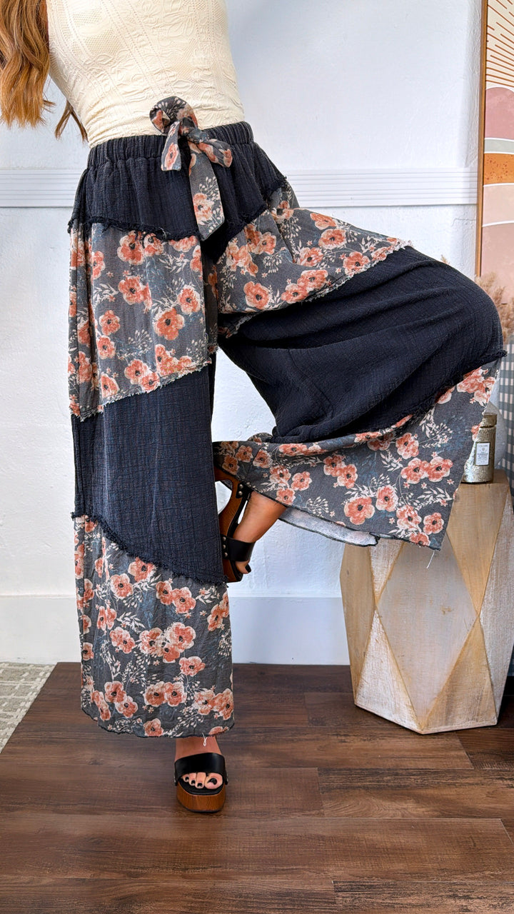 Wildflower Breeze Pant, Black