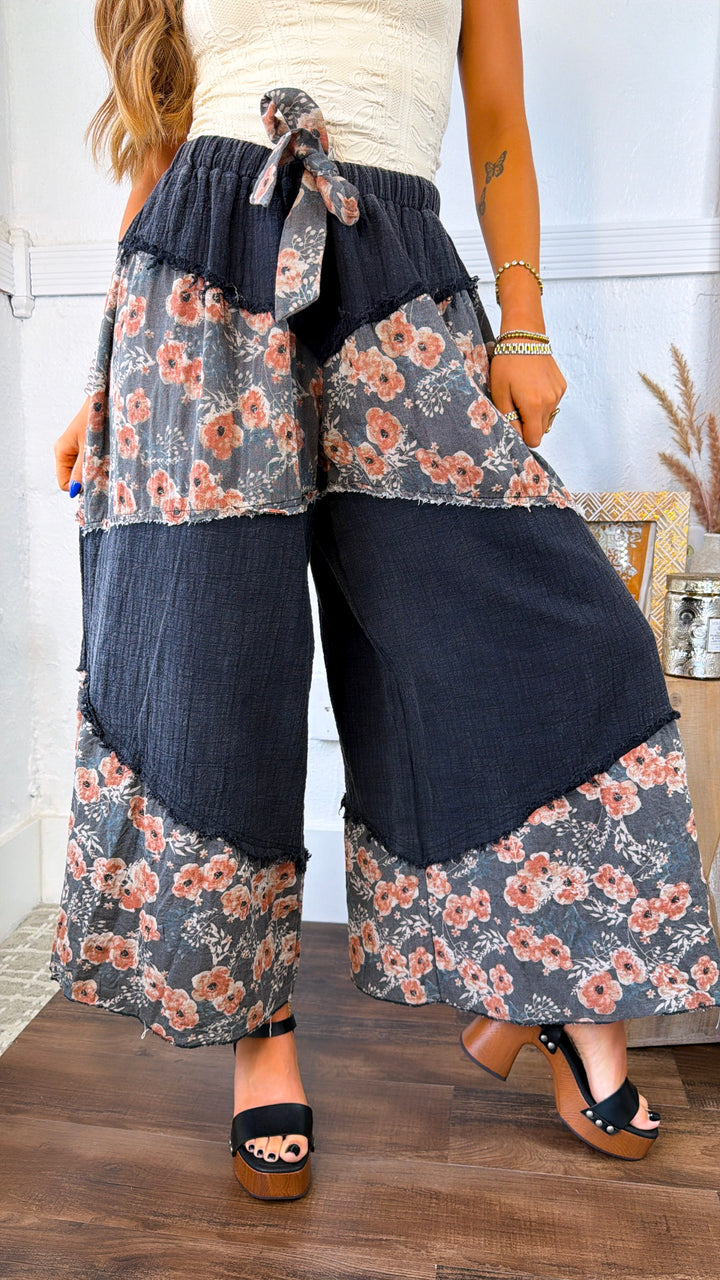 Wildflower Breeze Pant, Black