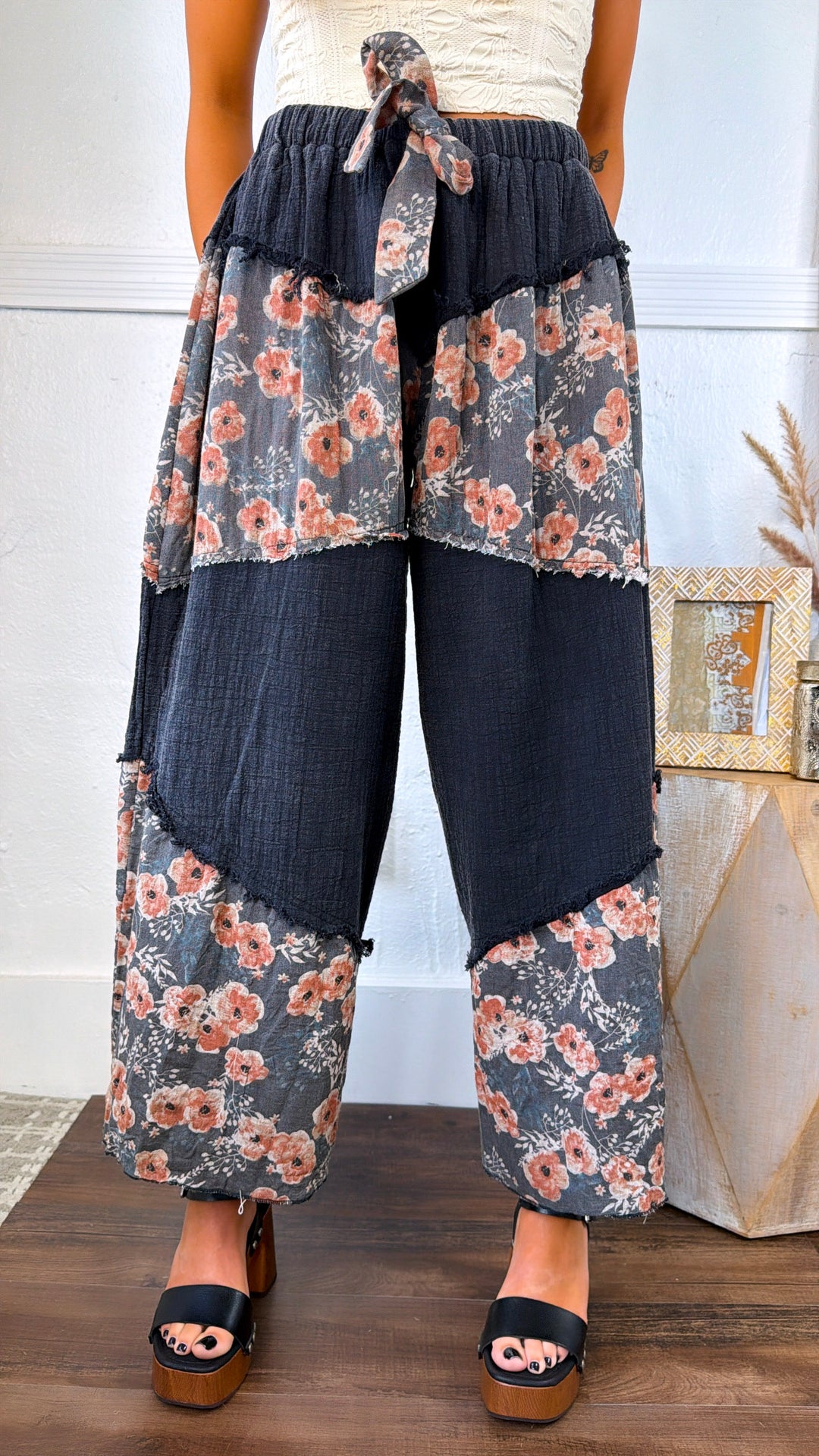 Wildflower Breeze Pant, Black