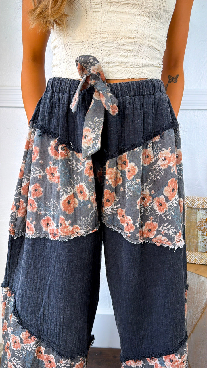 Wildflower Breeze Pant, Black