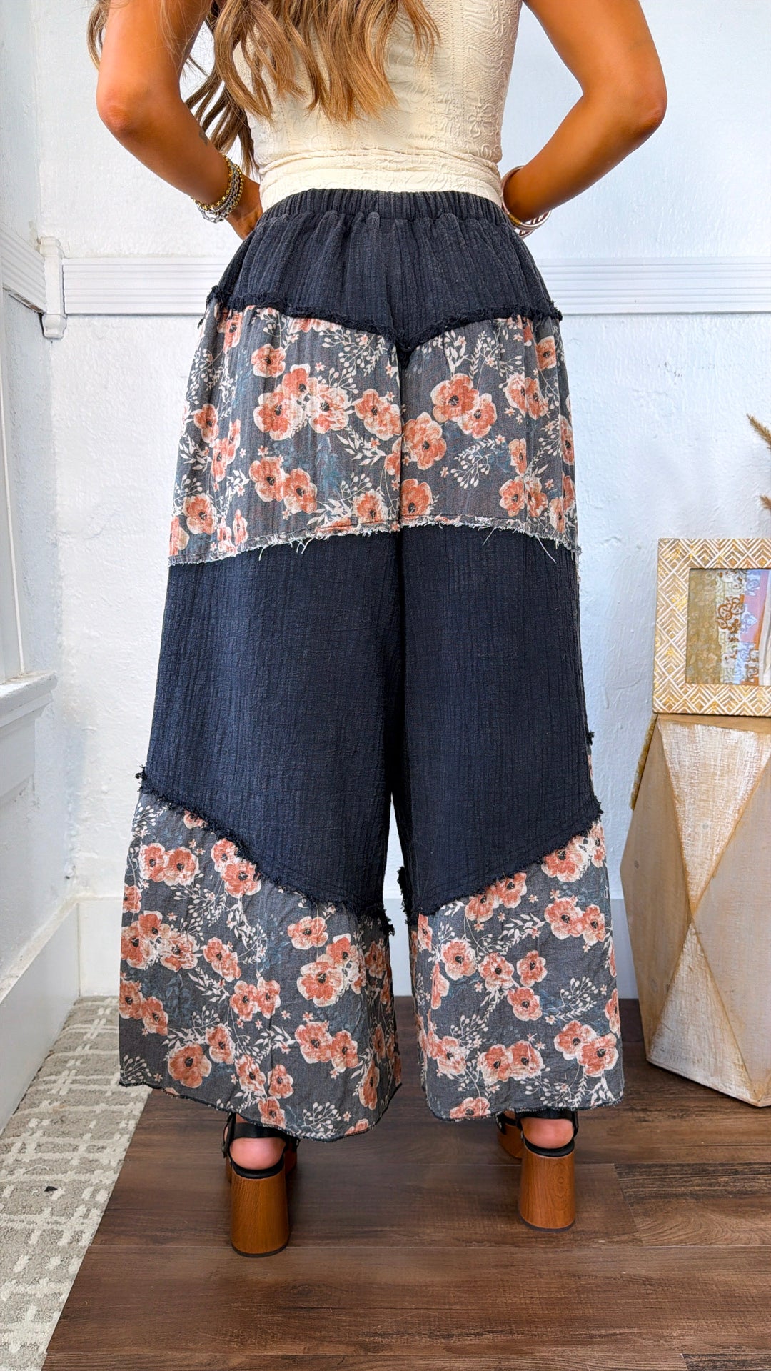 Wildflower Breeze Pant, Black