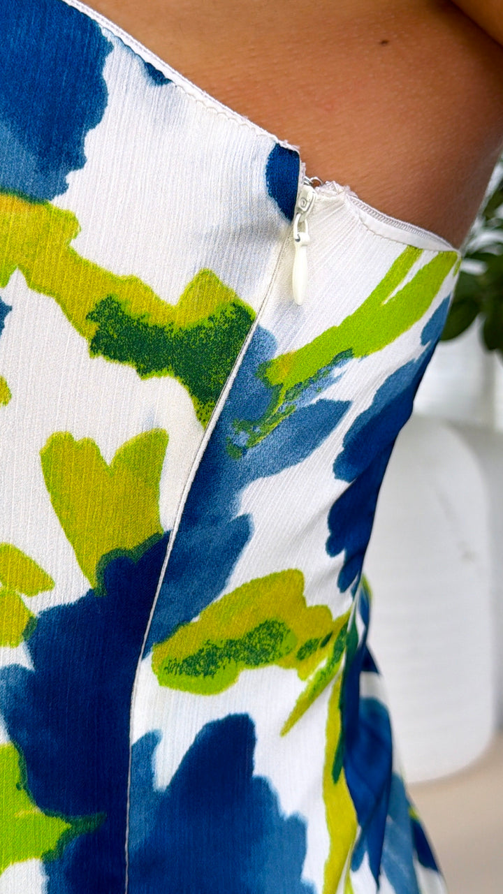 First Bloom Maxi Dress, Blue