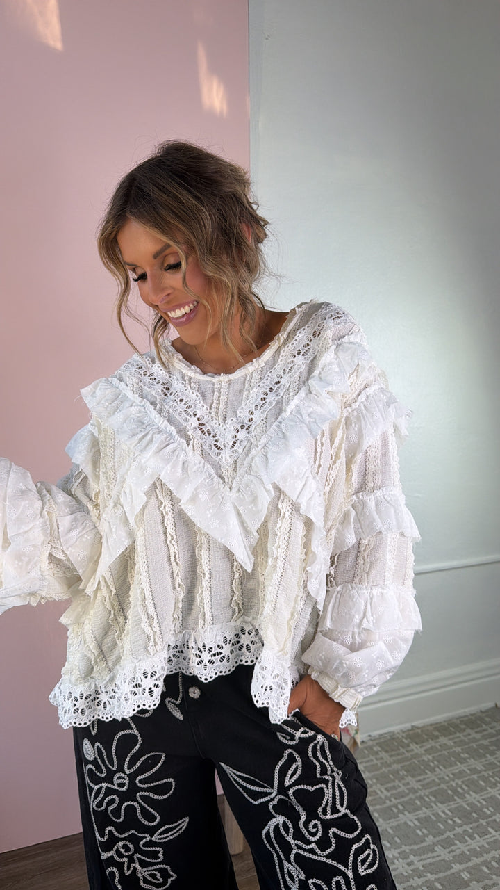 Sweet Fern Blouse, Natural