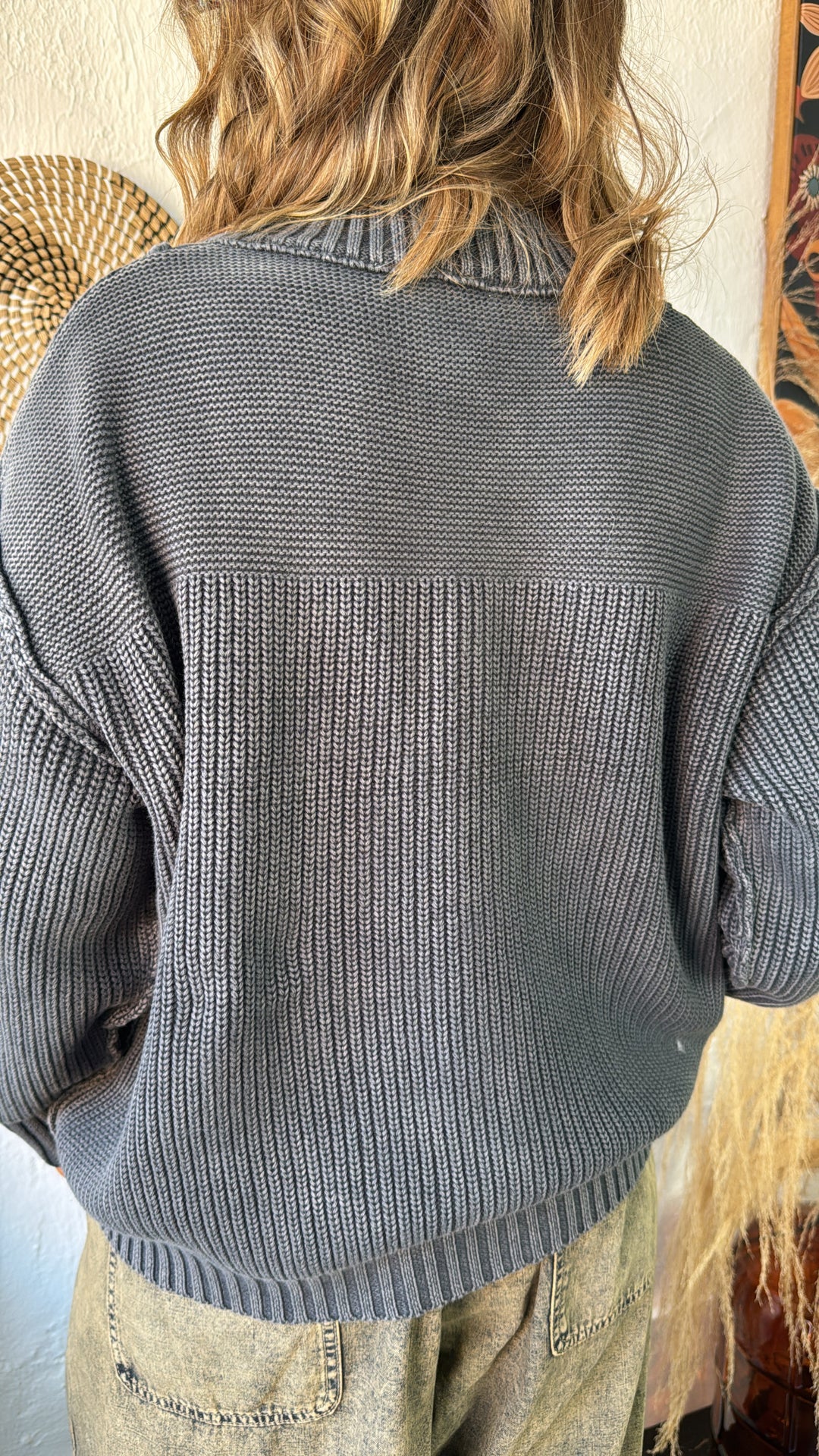 Chill Vibes Pullover Sweater, Midnight