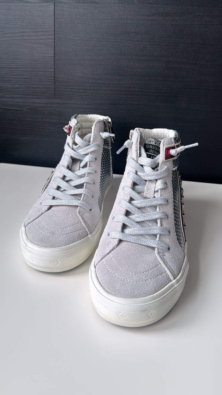 VH Bailey Sneaker , Red/Silver