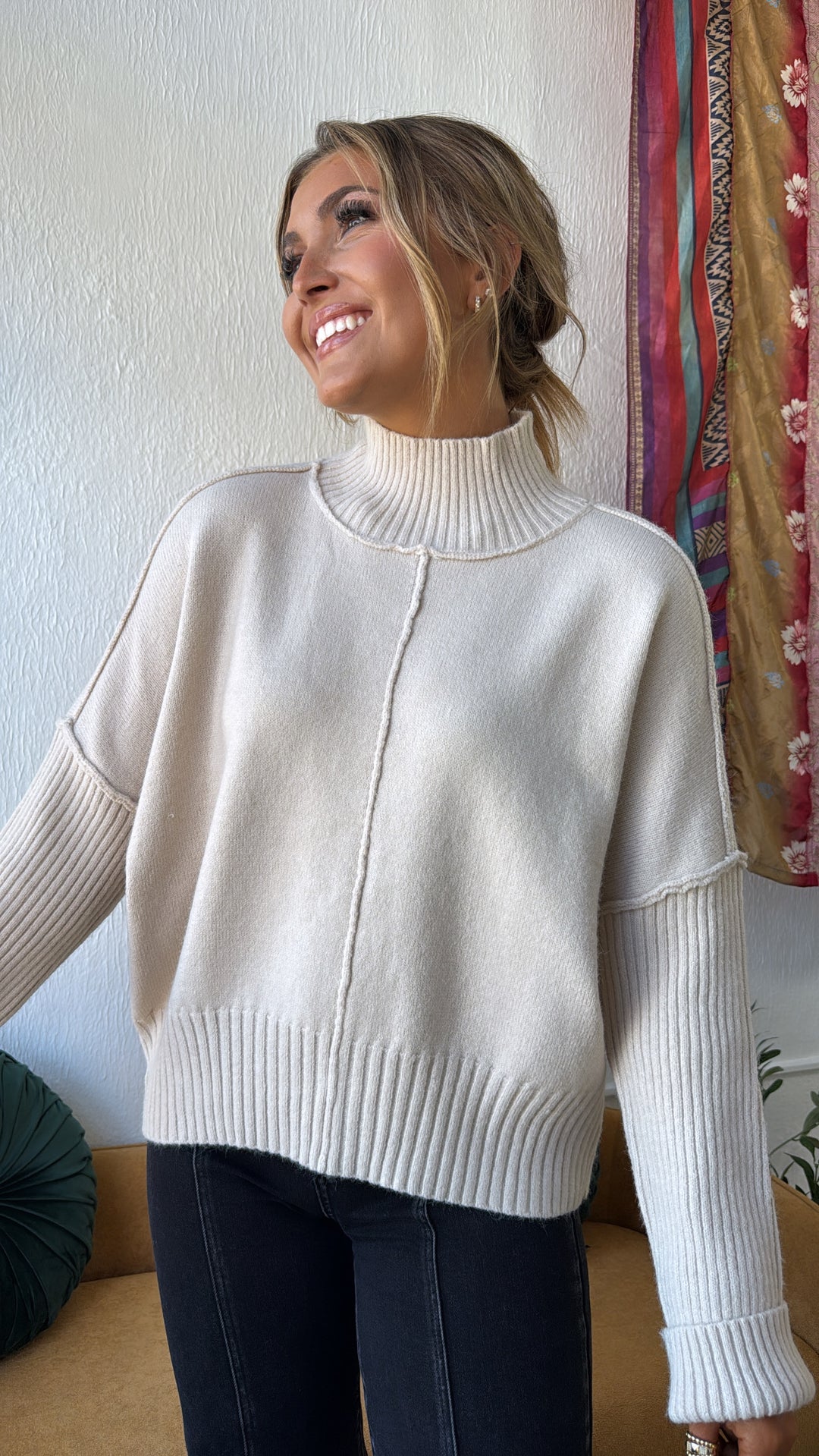 The Cozy Edit Sweater, Oatmeal