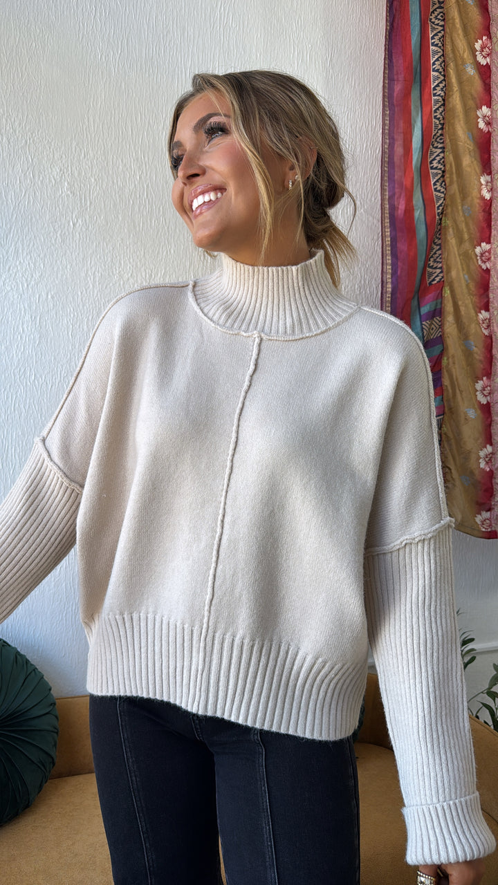 The Cozy Edit Sweater, Oatmeal