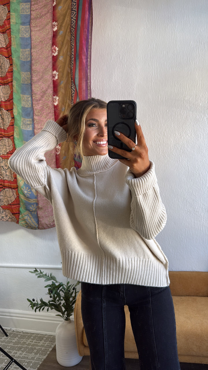 The Cozy Edit Sweater, Oatmeal