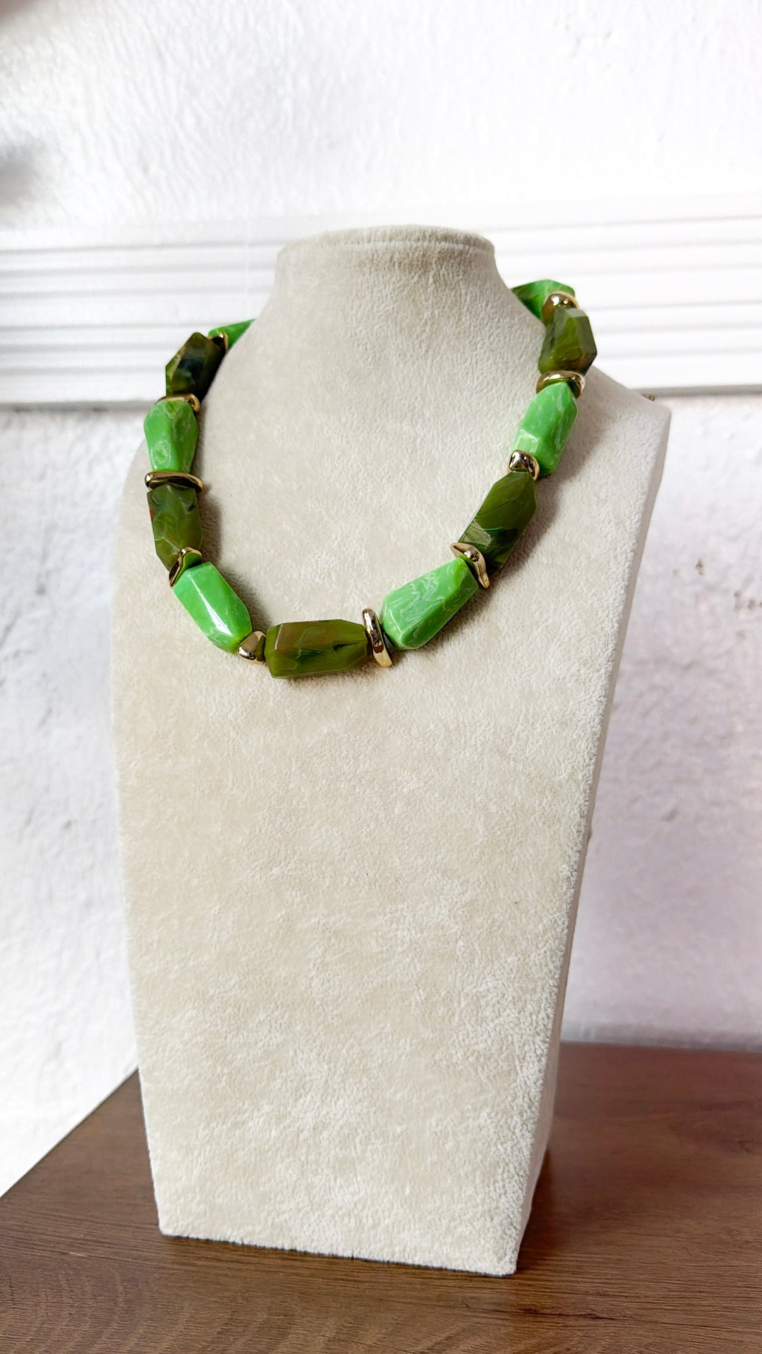 Prism Green Necklace