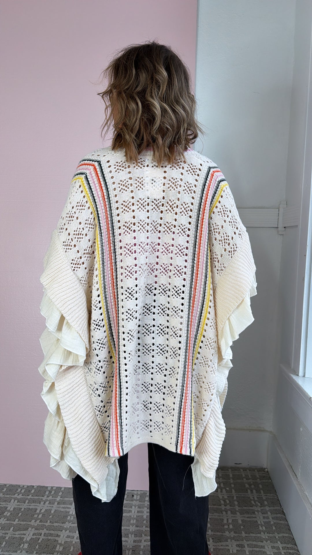 Artsy Aura Knit Cardigan, Natural