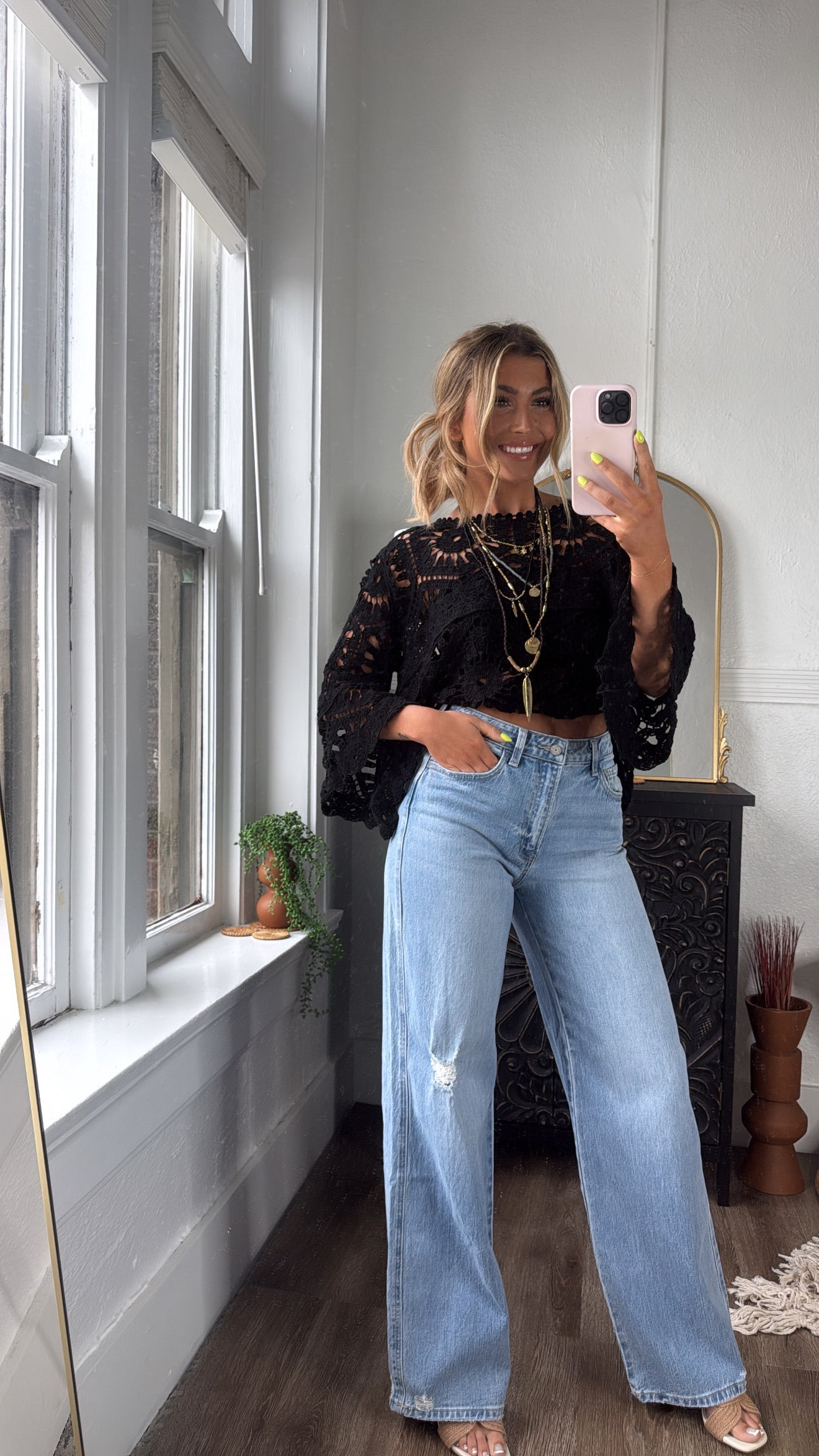 Knix High Rise Wide Leg Jean, VERVET – Everyday Chic Boutique