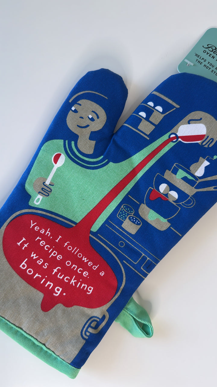 Blue Q Oven Mitt - Followed A Recipe