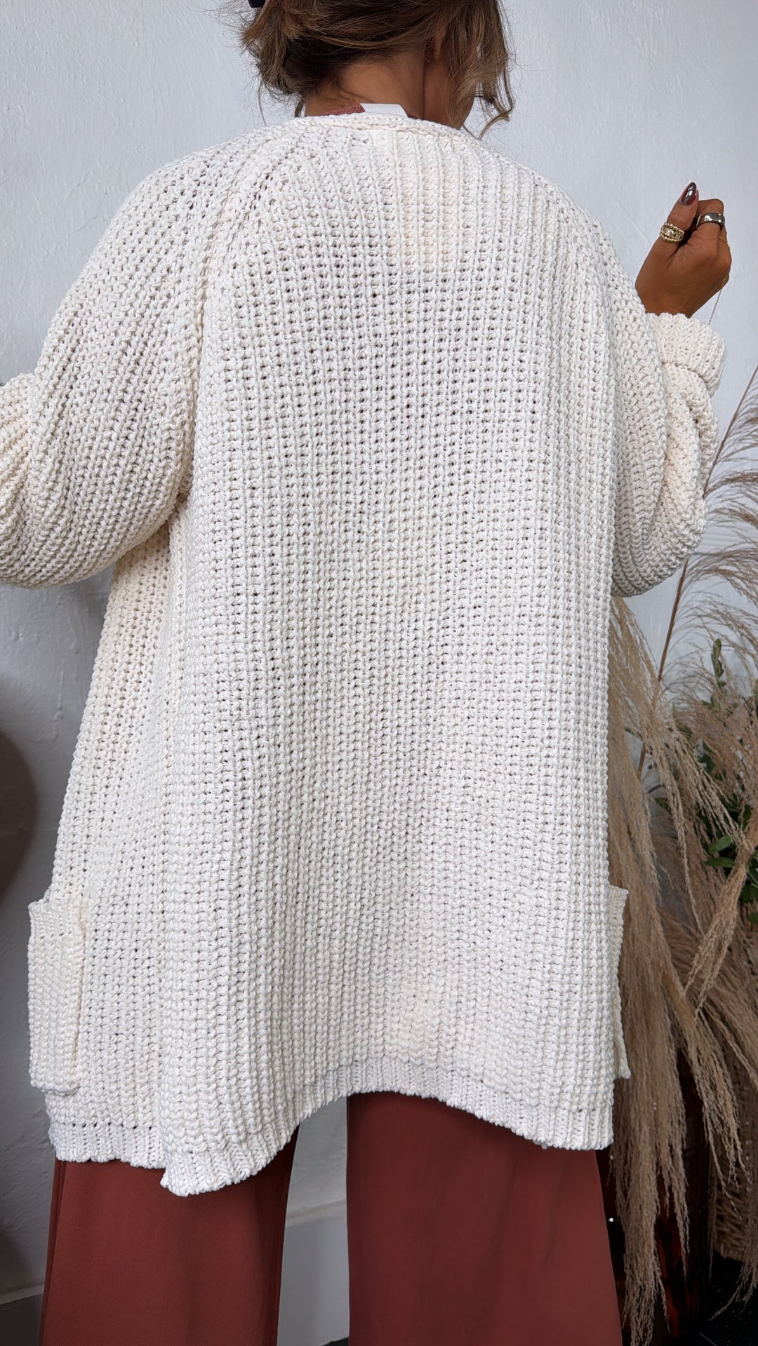 All Seasons Knit Cardigan, Powder Cream