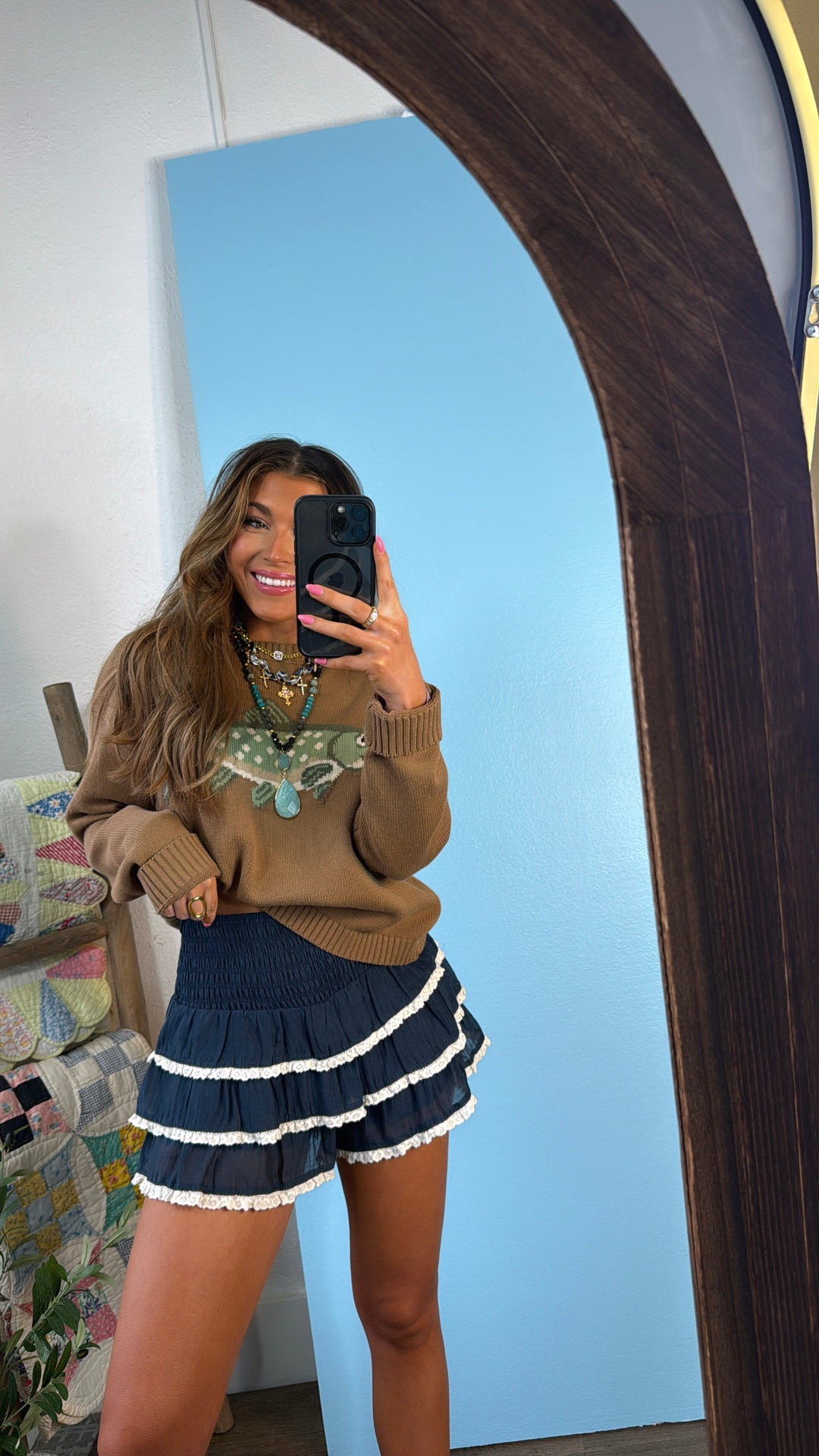 Fin & Tide Sweater, Mocha