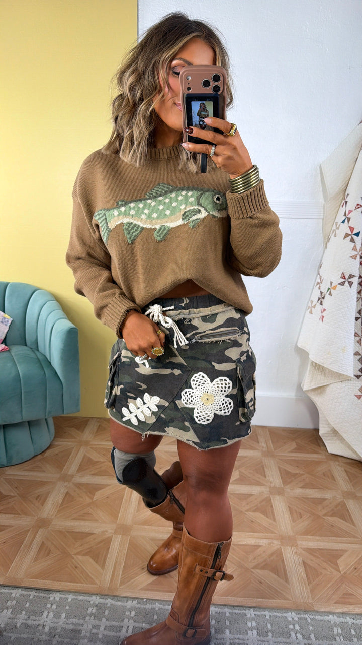 Fin & Tide Sweater, Mocha