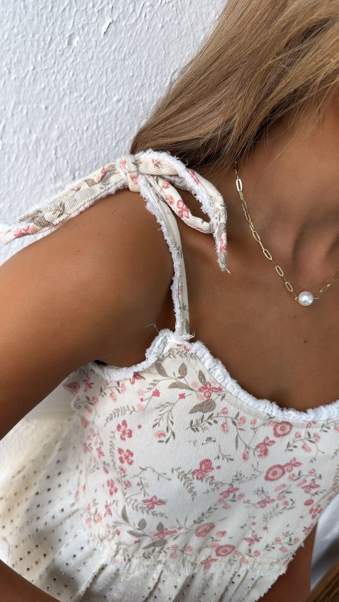 Fallin Florals Maxi Dress, Cream