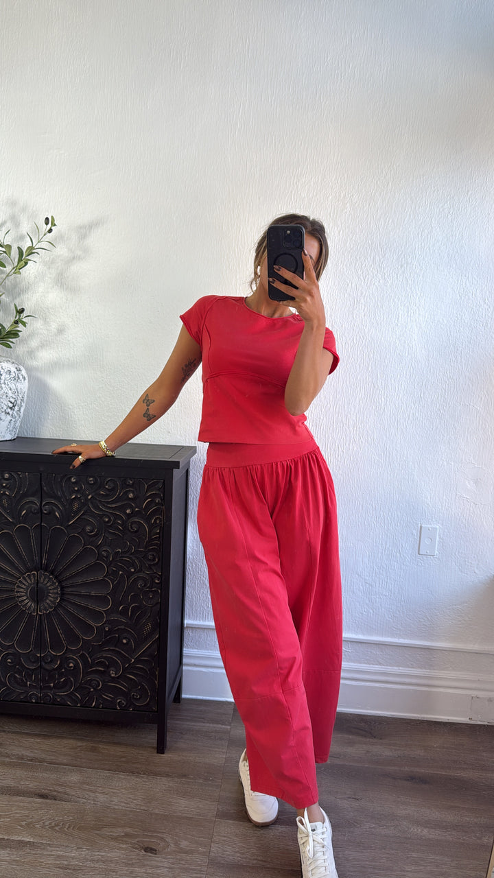 Jetset Lounge Set, Tomato