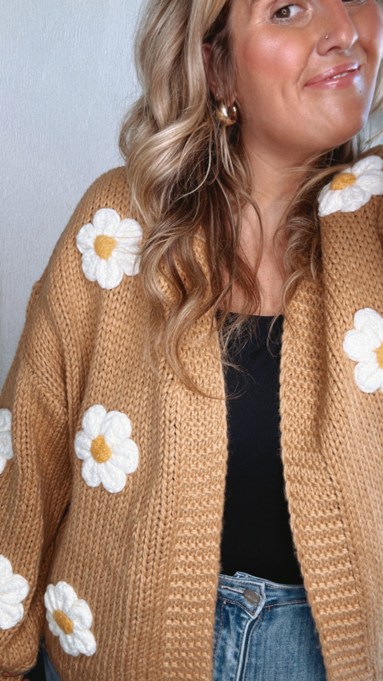 カーディガン miies miim ALPACA TOUCH FLOWER CARDIGAN miies miim ALPACA TOUCH FLOWER CARDIGAN - メルカリ