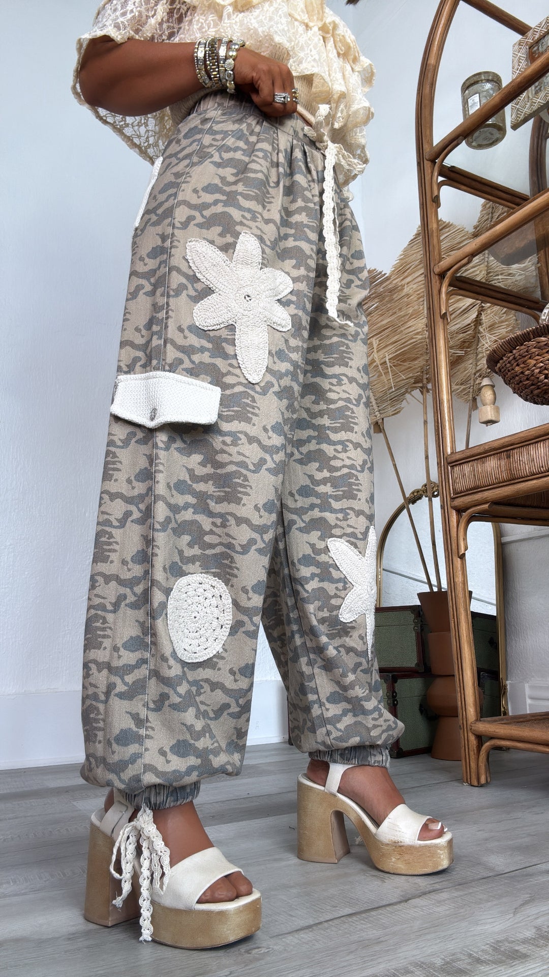 Rare form Patched Joggers, Camo