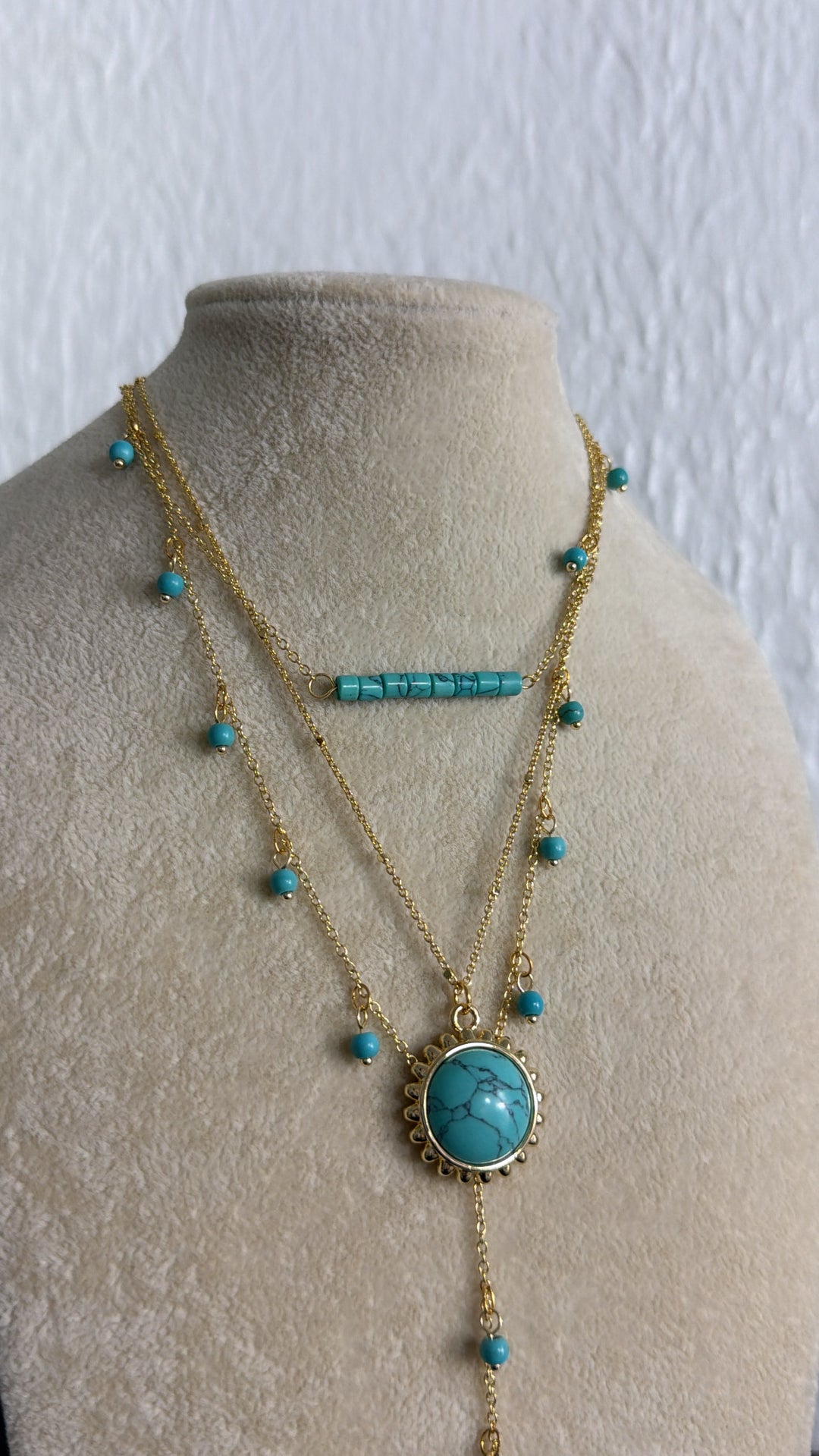 Treasure Jewels: Turquoise Harmony Layered Necklace
