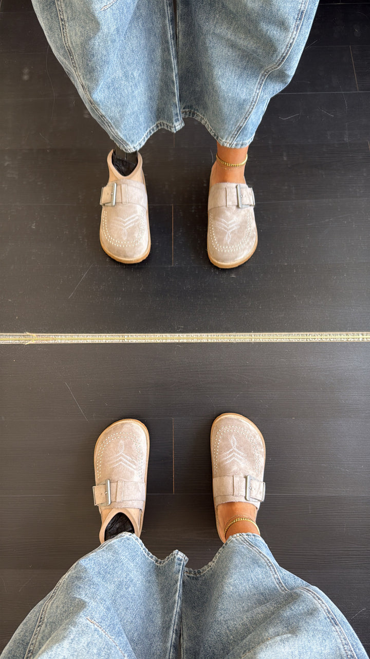 Joleen Studded Clog, Grey