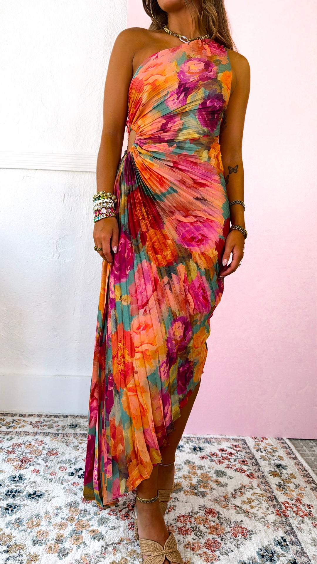 Rooney Midi Dress, Parisian Floral