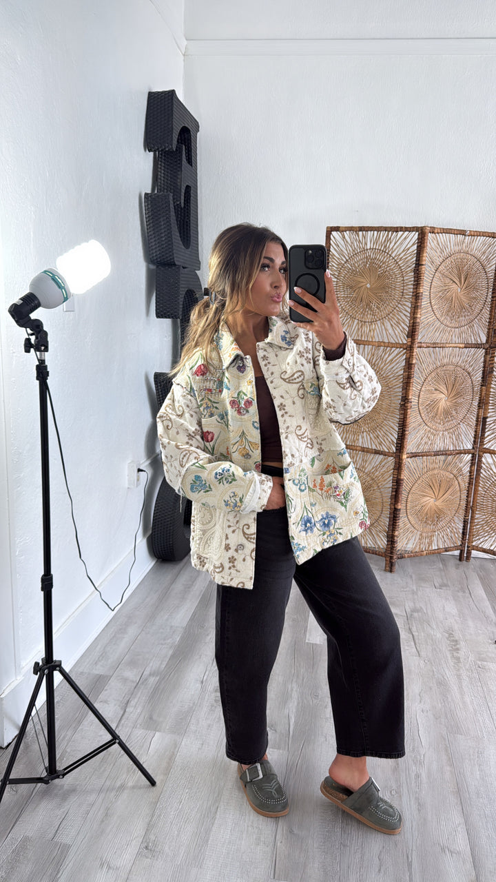 Luminous Threads Jacket, Natural Multi