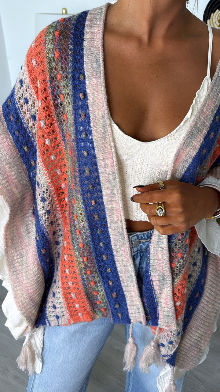 Wild Heart Cardigan, Natural Multi
