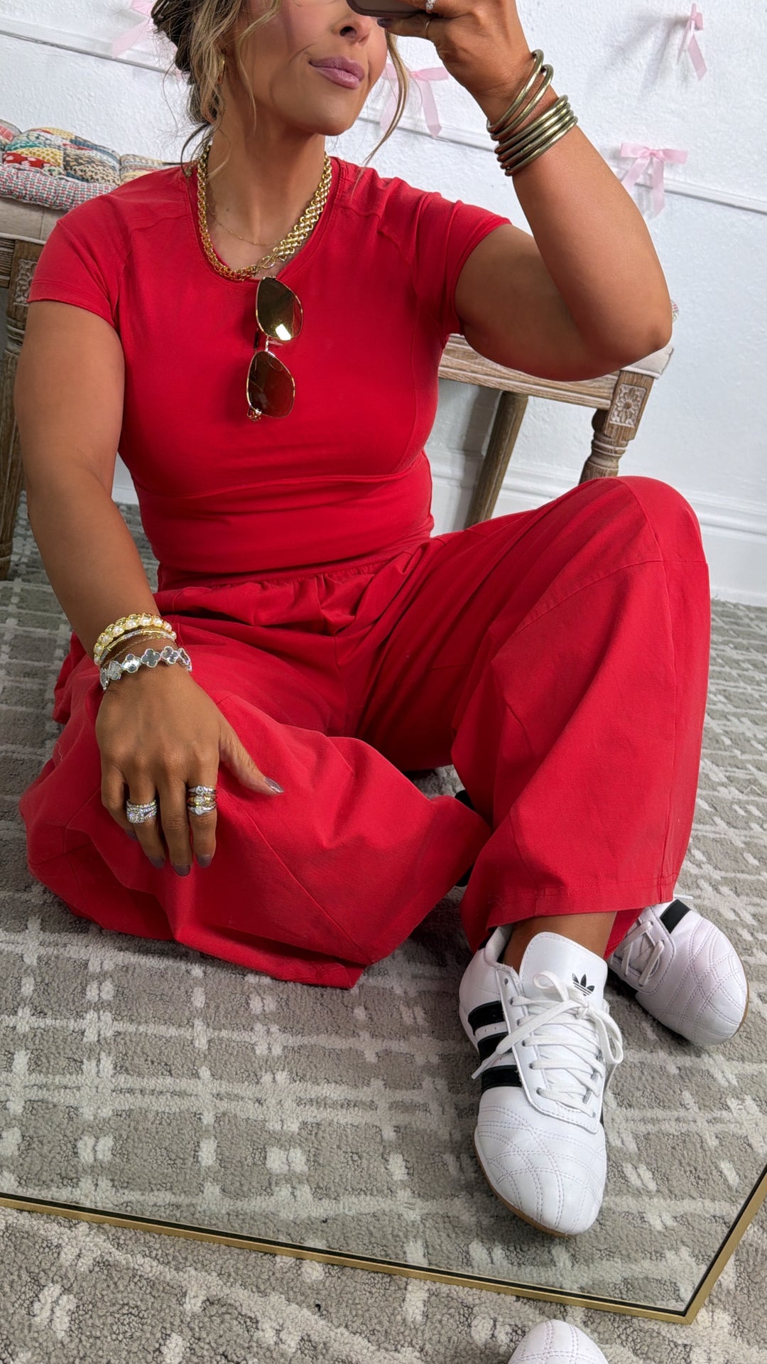 Jetset Lounge Set, Tomato