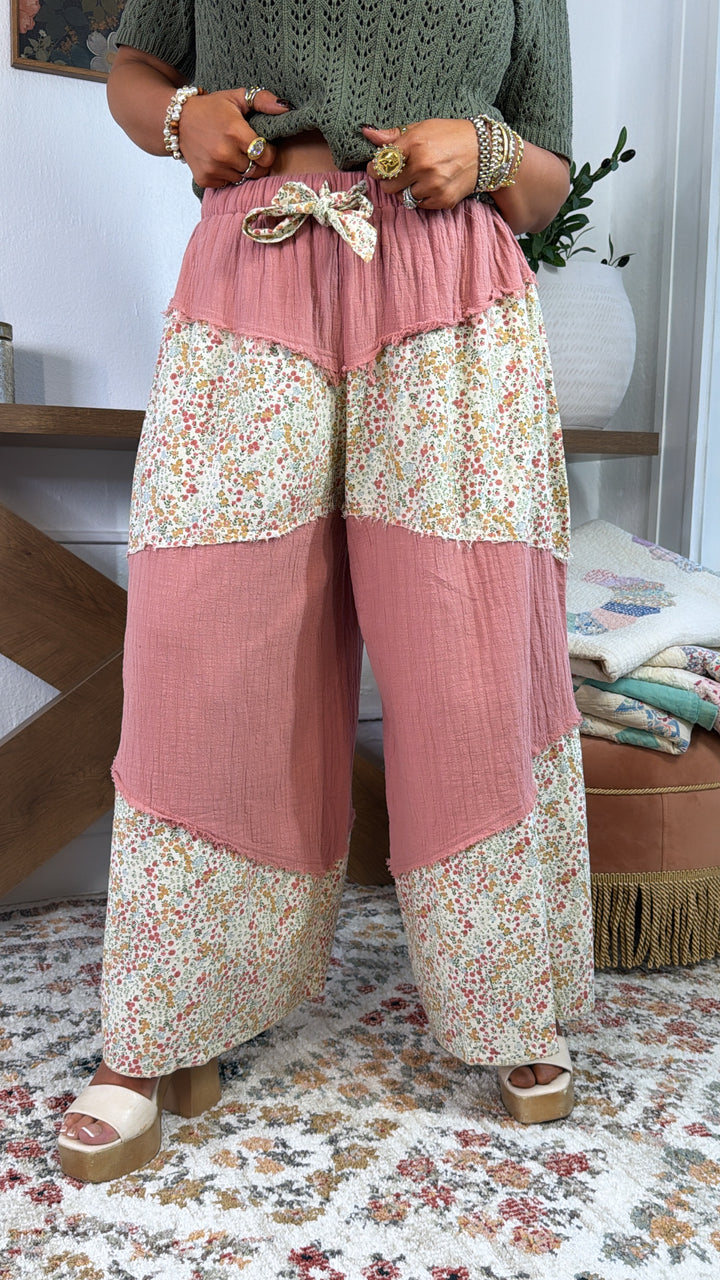 Wildflower Breeze Pant, Dusty Peach