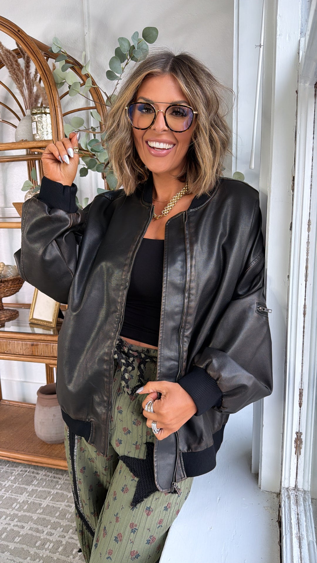 Ravens Ridge Bomber Jacket, Dark Brown