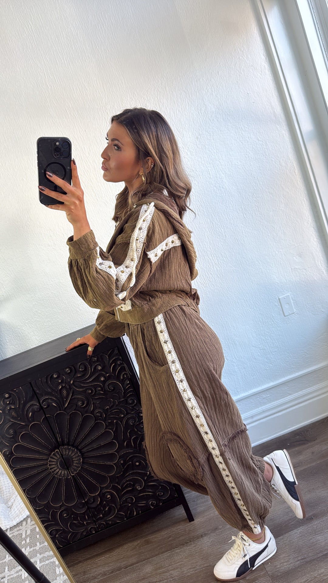 Espresso Eclipse Zip Up, Chocolate