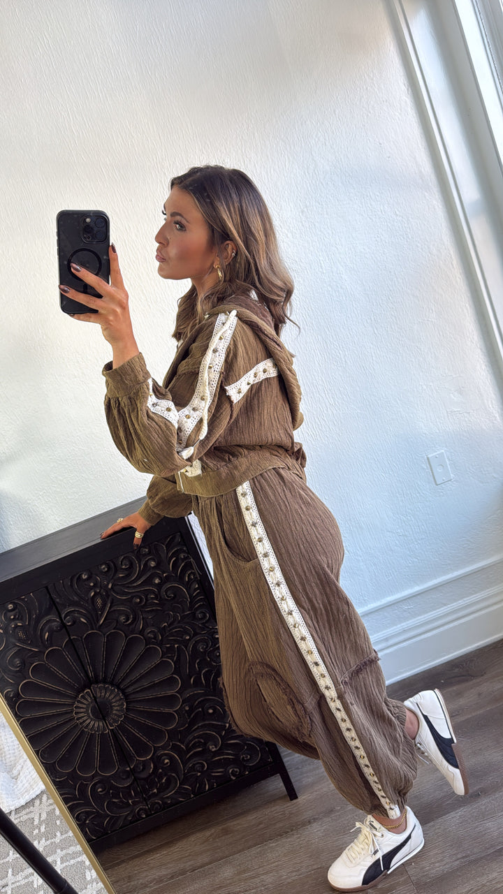 Espresso Eclipse Zip Up, Chocolate