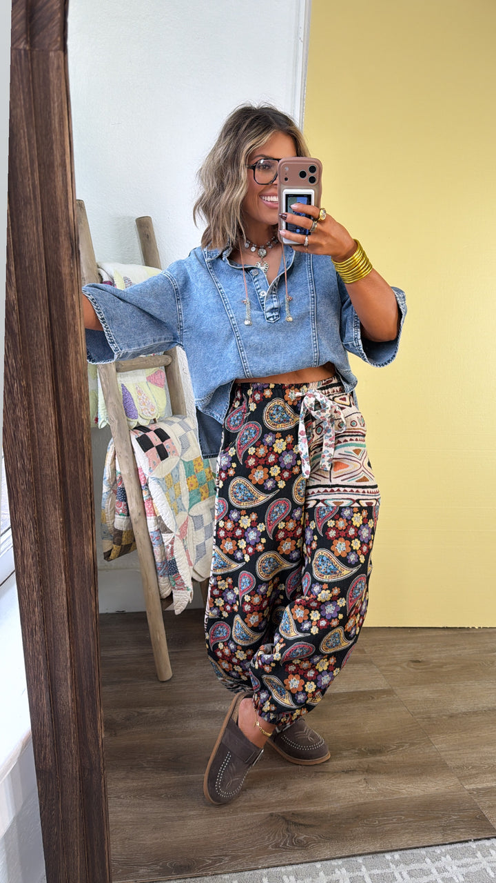 Bluebird Denim Top, Blue Denim