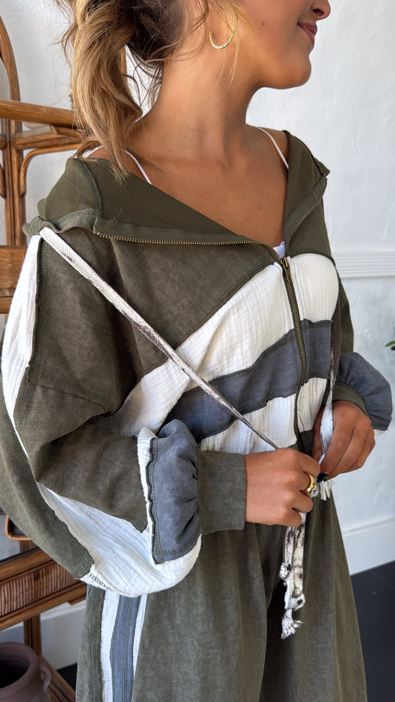 Easy Street Zip Up Jacket, Olive – Everyday Chic Boutique