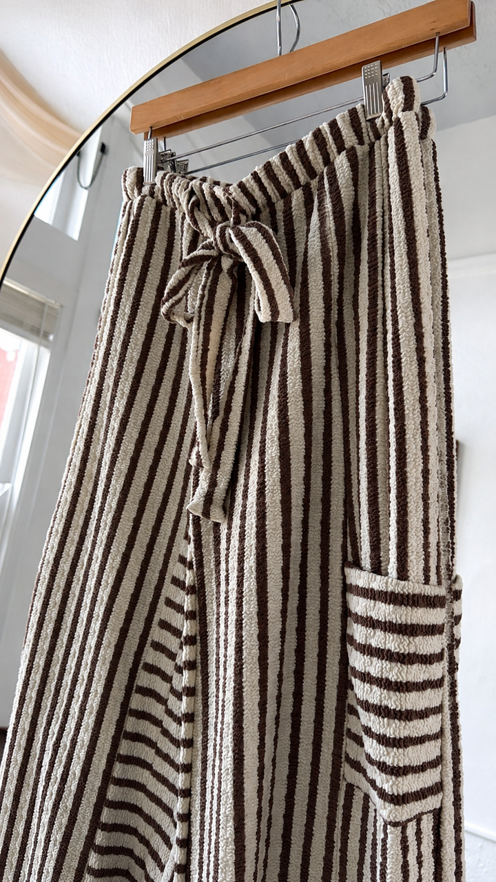 Weekend In Seacrest Bay Pant, Cream/ Mocha