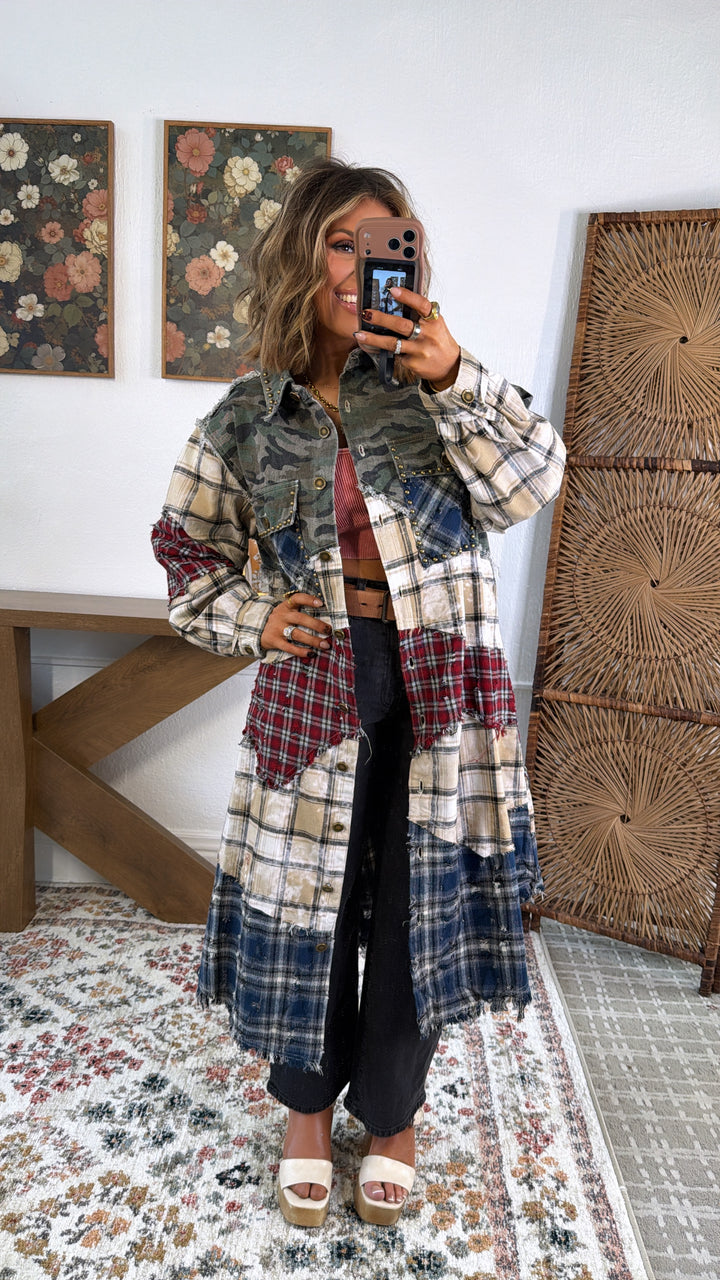 Hidden Aura Shirt Jacket, Camo Multi