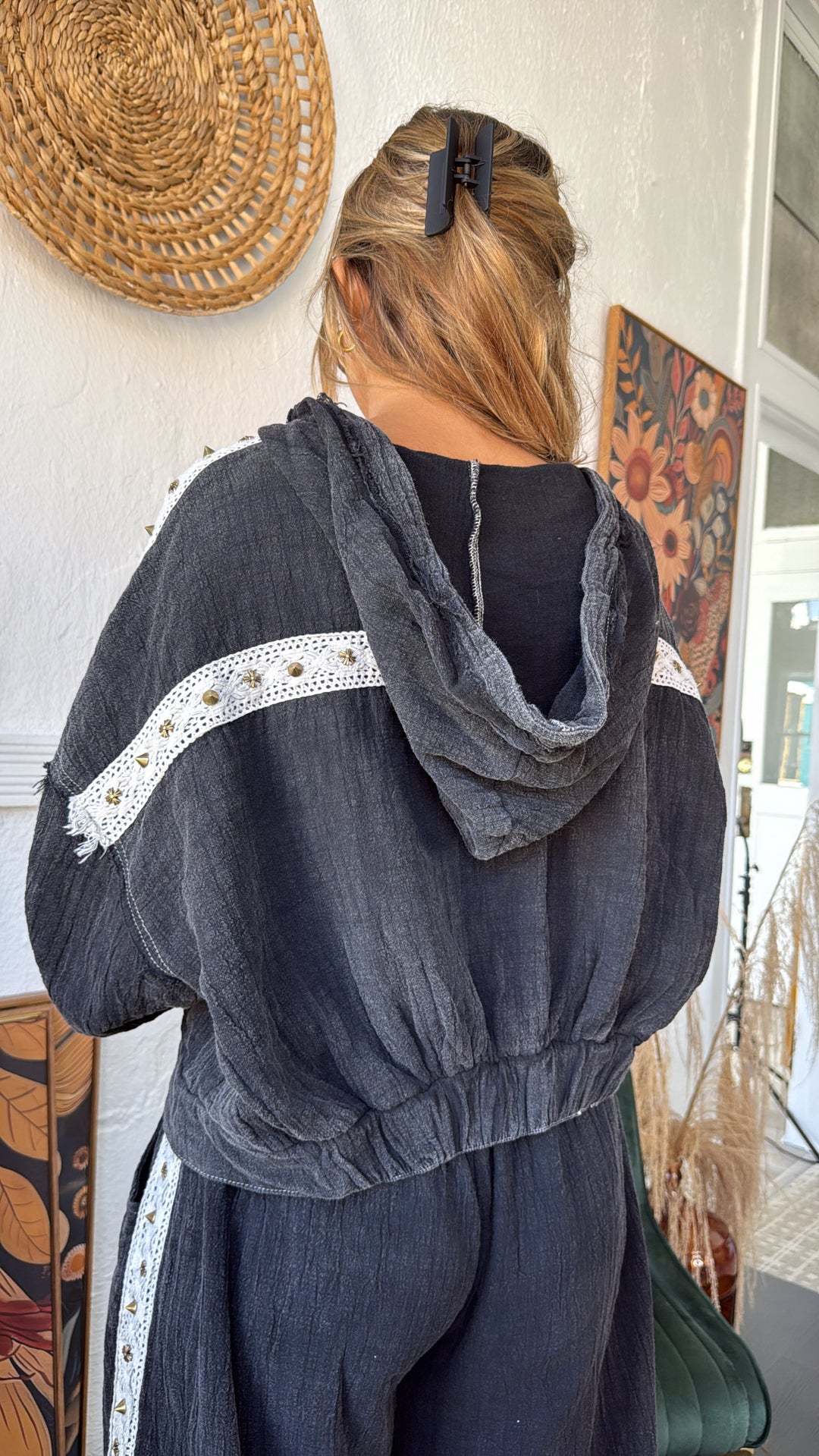 Espresso Eclipse Zip Up, Black