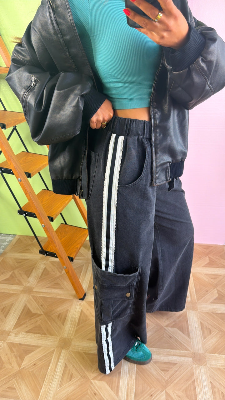 Luxe Relaxed Pant, Black