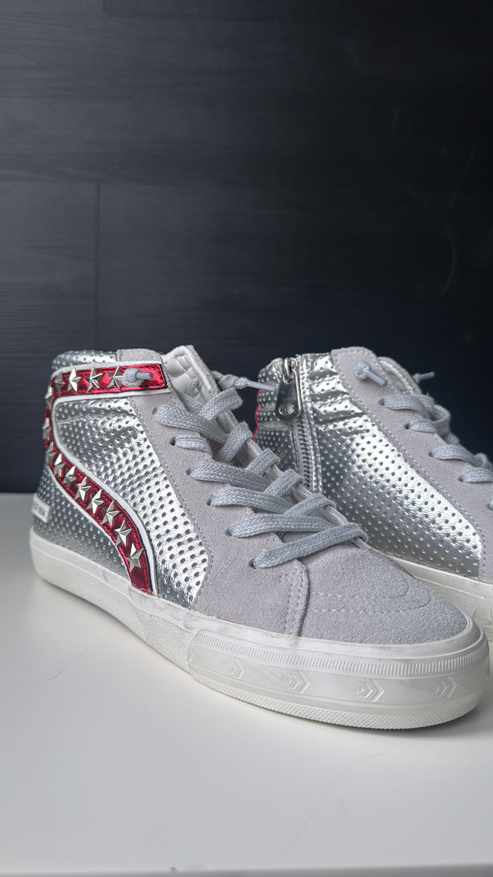 VH Bailey Sneaker , Red/Silver