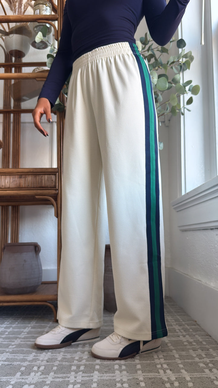 Day Dream Waffle Knit Pant, Cream