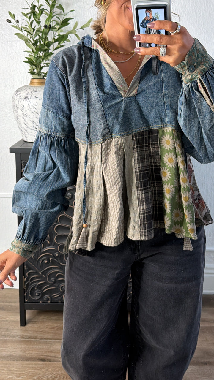 Patch Leaf Top, Vintage