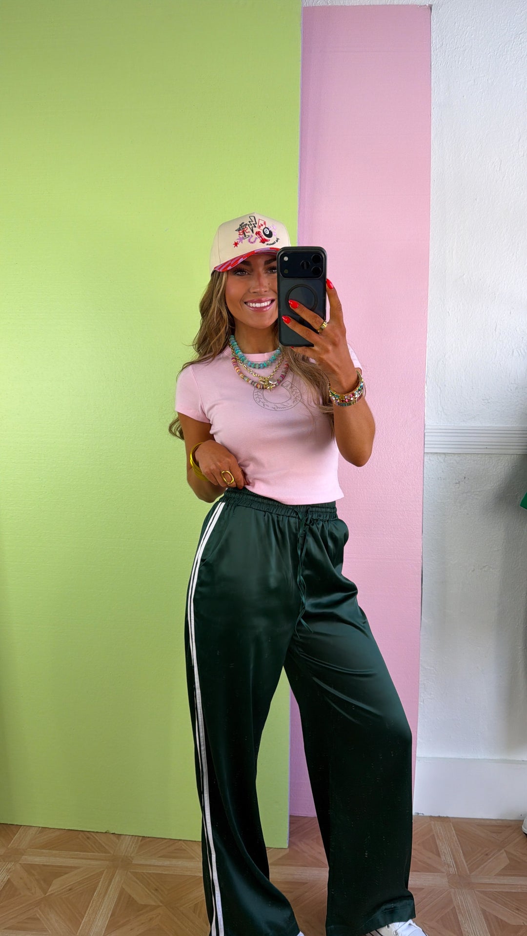 On The Move Side Stripe Sweatpants, Hunter Green