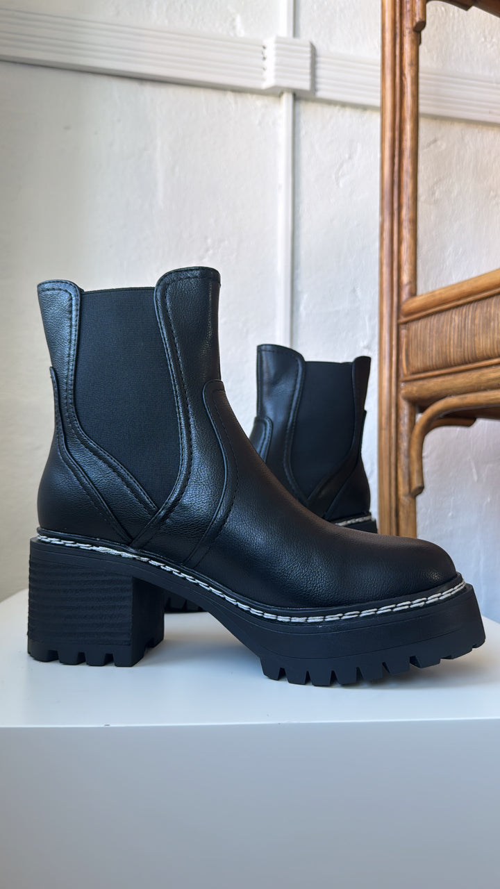 Torren Heeled Boots, Black